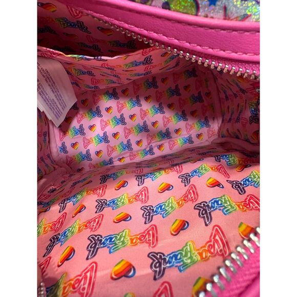 NWOT Loungefly Lisa Frank Vinyl Backpack - Picture 7 of 11